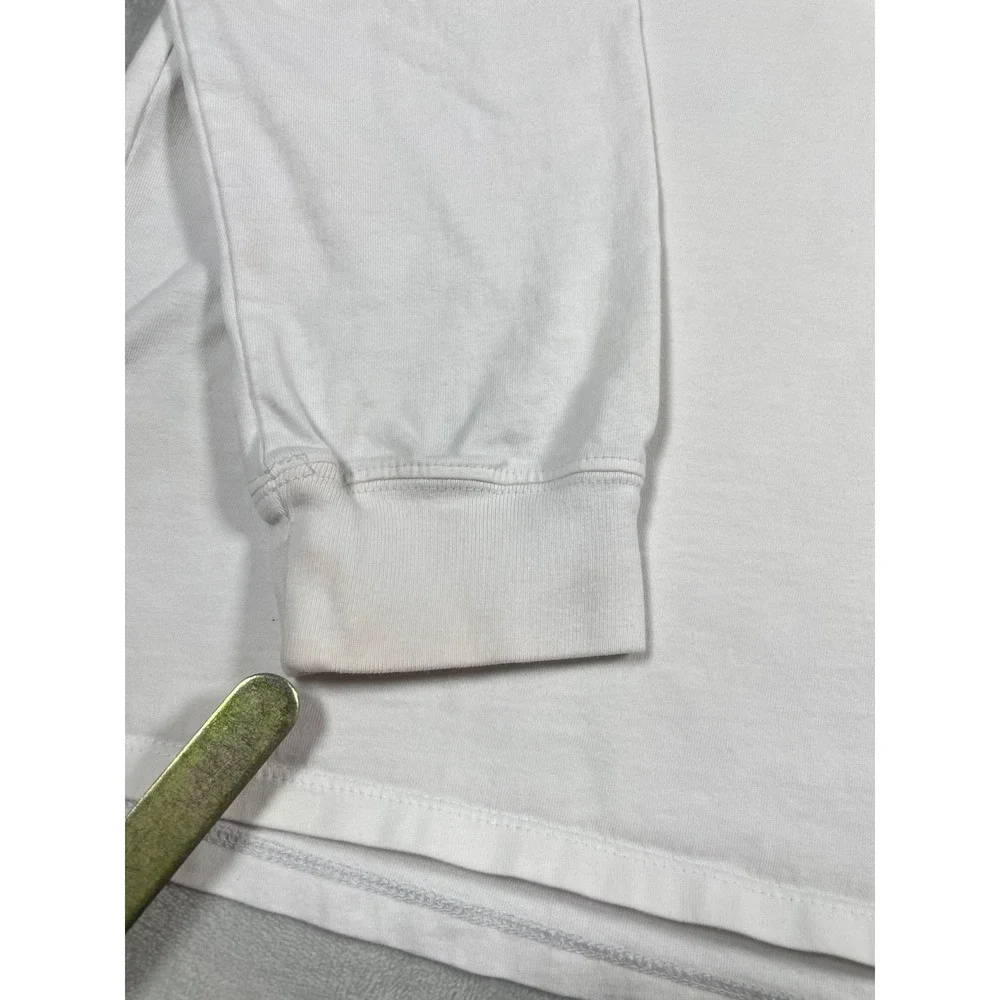 Jordan x PSG Long Sleeve T-Shirt Men's XL White Paris Saint-Germain Logo Tee